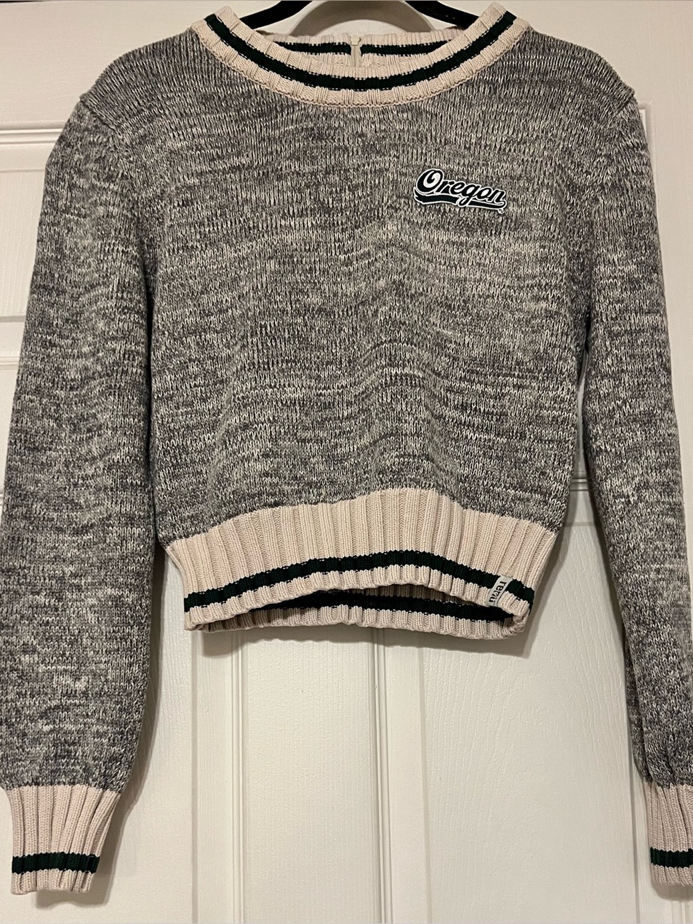 Renu Cropped University of Oregon Sweater🦆